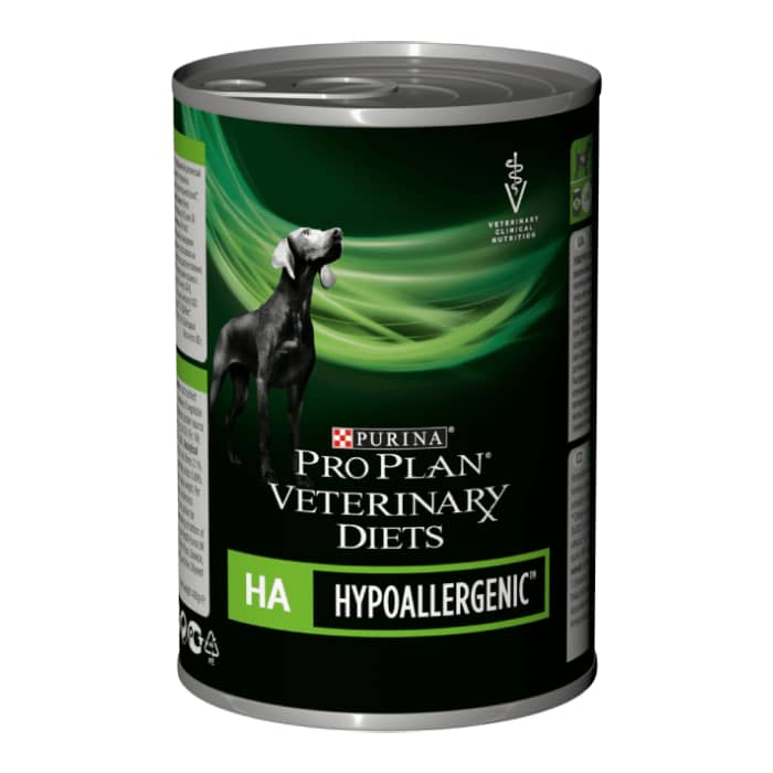 Pro Plan Veterinary Diets HA Hypoallergenic veterinārie konservi suņiem alerģijām 400 g